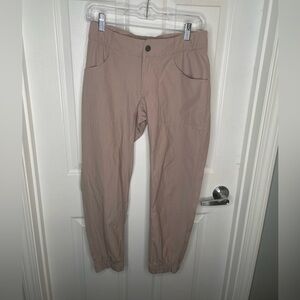 Icebreaker Wool Blend Tapered Jogger Athleisure Athletic Running in Sand 27/US 4